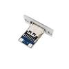 PCB USB C Female Port Connectors Module with Screw Plate for DIY Charging Port Repair and Prototypes Panel Installation Work