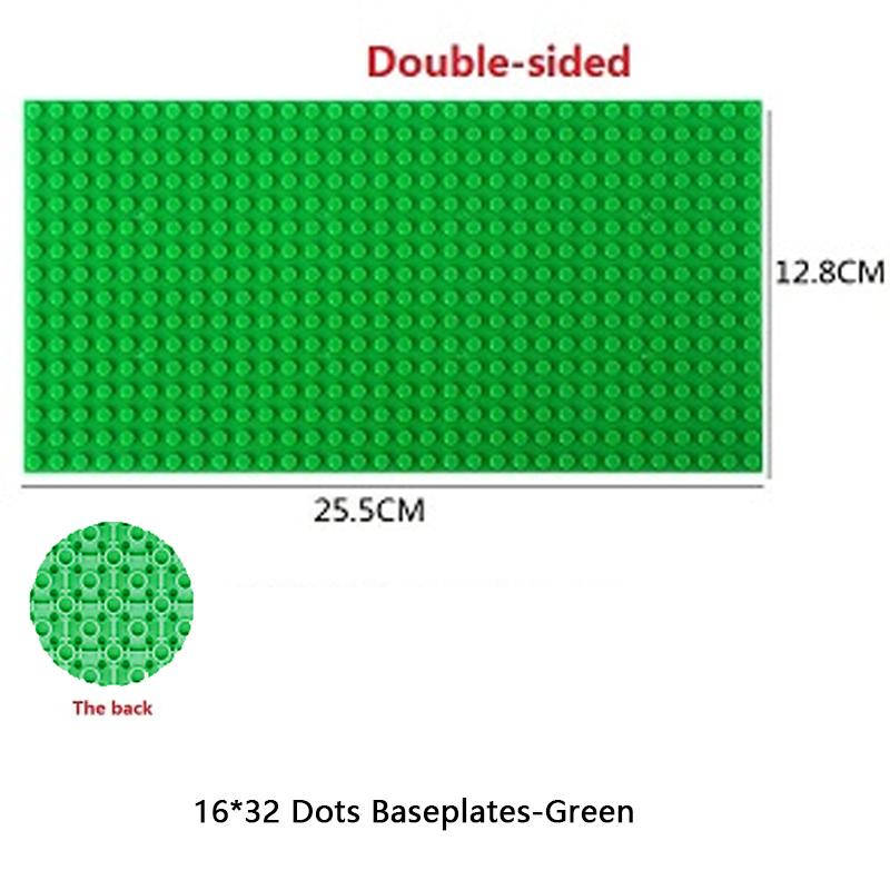 16X32 Baseplate Diy Assembled Building Blocks Baseplate 16*32 Classic Building Blocks Base Board Single Double-Sided Base Plate
