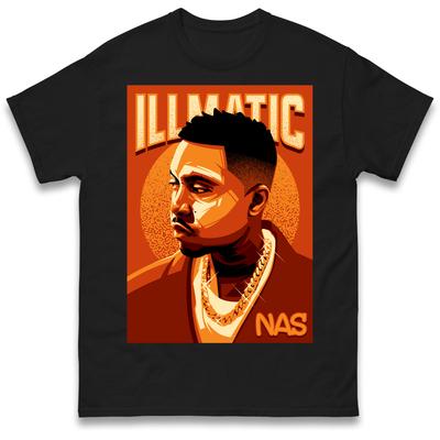 Nas Illmatic T-Shirt Tshirt Mens Womens Tops Unisex Tees 100% Cotton