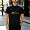 Kat Piano Grafisch Ronde Hals T-shirt Heren Muzieknoot Print Korte Mouw Katoenen T-shirt Casual Streetwear Grappige Dierentop Dagelijkse Kleding
