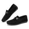 FUSHITON Driving Casual Łatwe do chodzenia Rozmiar Męskie mokasyny, wsuwane, buty, buty, modne, w, czarne, 26,5 cm