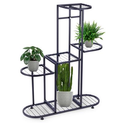 Metal Flower Stand 5-Tier Stackable Plant Pot Stand Flowers