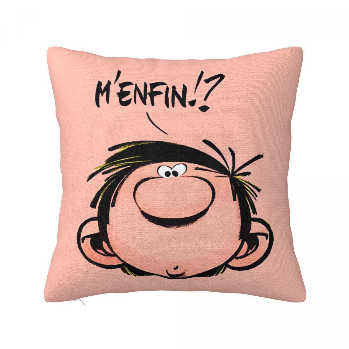Warm Bedroom Magazine Spirou Gaston Lagaffe Movie Cartoon Color Big Ben Pillowcase Accessories Pillow Covers Square Multi Size 12x12Inch