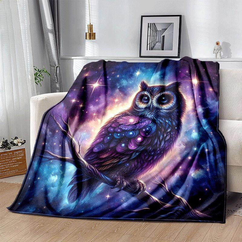 1pc Eagle Printing Lightweight Flannel Blanket, Comfortable and Warm Blanket, for Camping Sofa Bed and Couch Office, Suitable for Gift Blanke