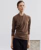 NOEUD Ts021 Veil Drape Long Sleeve (Brown)