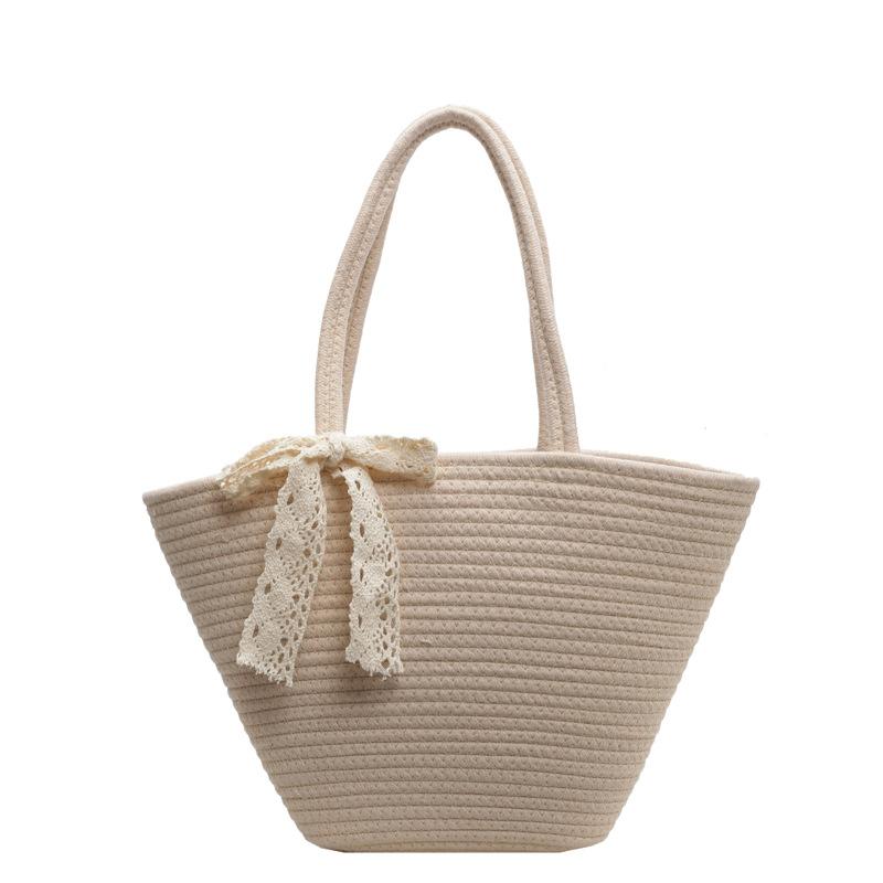 Women's Bag Summer High-end Underarm Bag New Large-capacity Woven Bag Fashionable and Simple Shoulder Vegetable Basket Bag