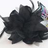 Elegant Side Flower Rhinestones Mask Breathable Face Mask Comfortable Wear Theatrical Use Costume Role Play Mask