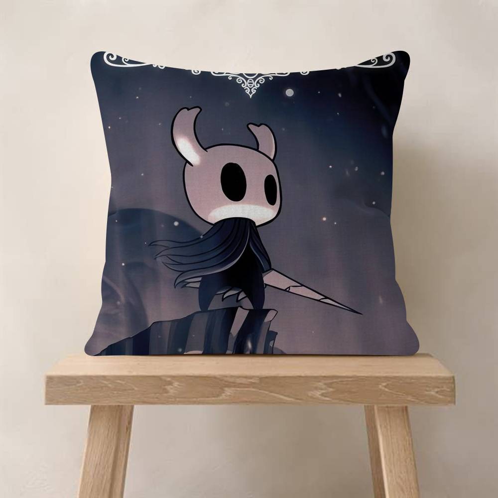 

Hot Popular Video Game Hollow Knight Pillowcase Toon Gift Cushion Cover Bedroom Home Sofa Chair Seat Decor Pillow Case 30x30 cm