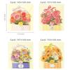 Gift 3D Pop Up Pop Up Flower Basket Card Simple 3D Design 3D Card Flower Basket Greeting Card Teachers Day