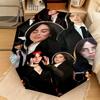 1PC Billie eilish Automatic Umbrella - Suitable Travel Outdoor Portable Umbrella Birthday Gift Daily Essentials