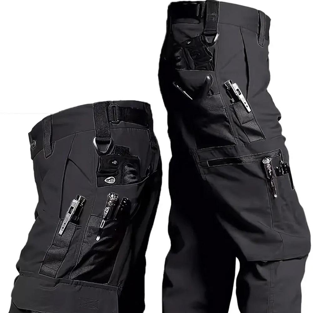Herrenhose Outdoorhose mit Taschen, wasserdicht, Ripstop-Hose, Arbeitskleidung, Wanderhose, Jogger, Herrenbekleidung