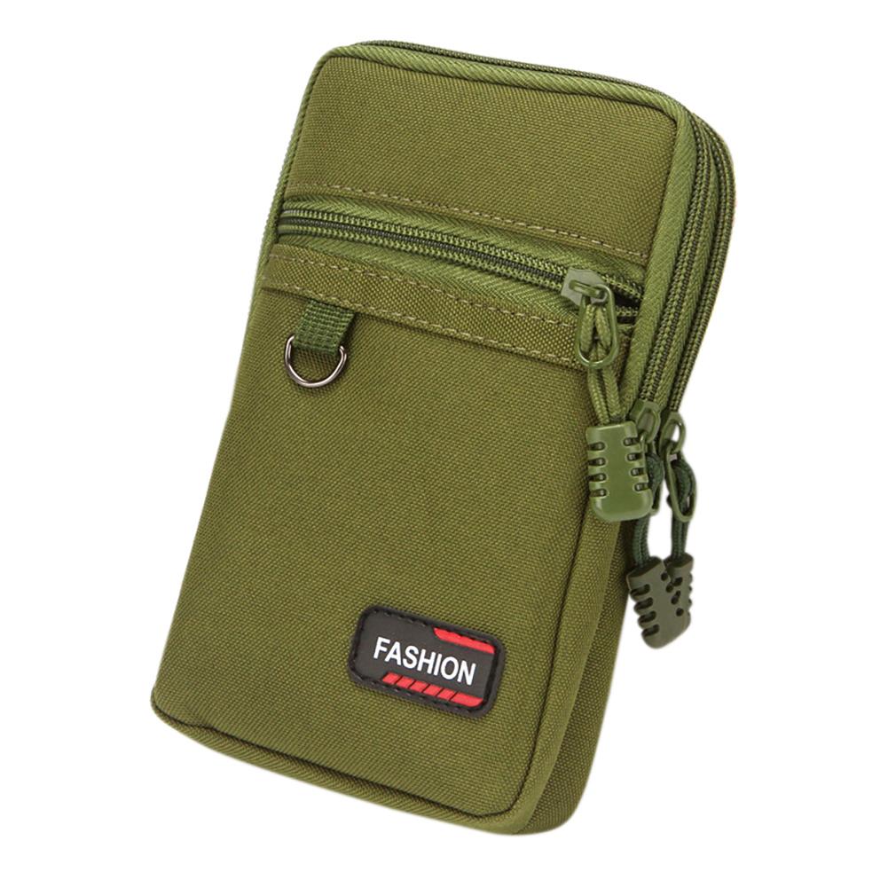 Portable Phone Pouch Belt Waist Bag Nylon 7 Inch Waist Bag Wallet Wear-resistant Lightweight for Outdoor Camping Hunting
