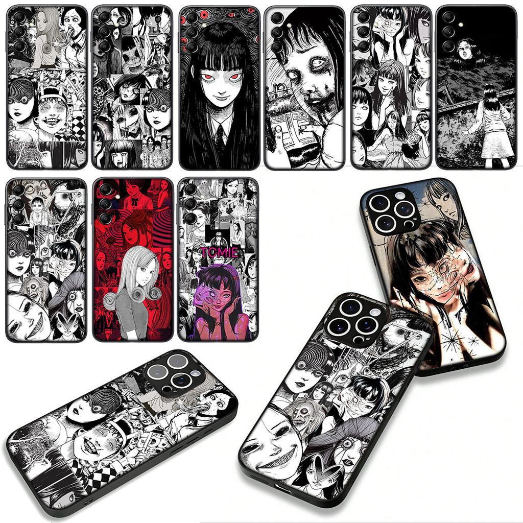 For Samsung Galaxy A36 A17 A26 A07 A35 A54 A53 A13 A33 A34 S8 S9 S20 S21 FE S10 Plus Phone Cover Case Junji Tomie Ito Poster