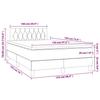 VidaXL Sommier à Lattes de Lit avec Matelas, Lit Rembourré, Lit Double, Lit Adulte de Chambre à Coucher Intérieur, Moderne, 3269795