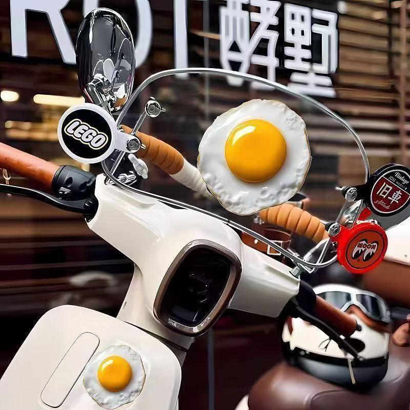 Decompression Simulation Fried Egg Decoration Fake Fried Egg Home Ornament Simulated Food Fried Egg