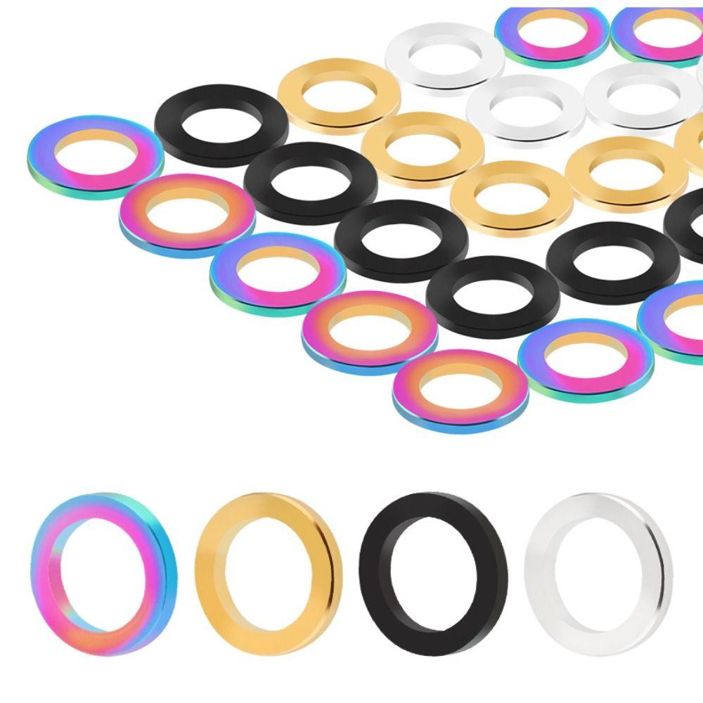 Titanium Zinc Zinc Alloy Bike Bolts Gasket Anodizing Process Bicycle Spacer Pads  Disc Brake