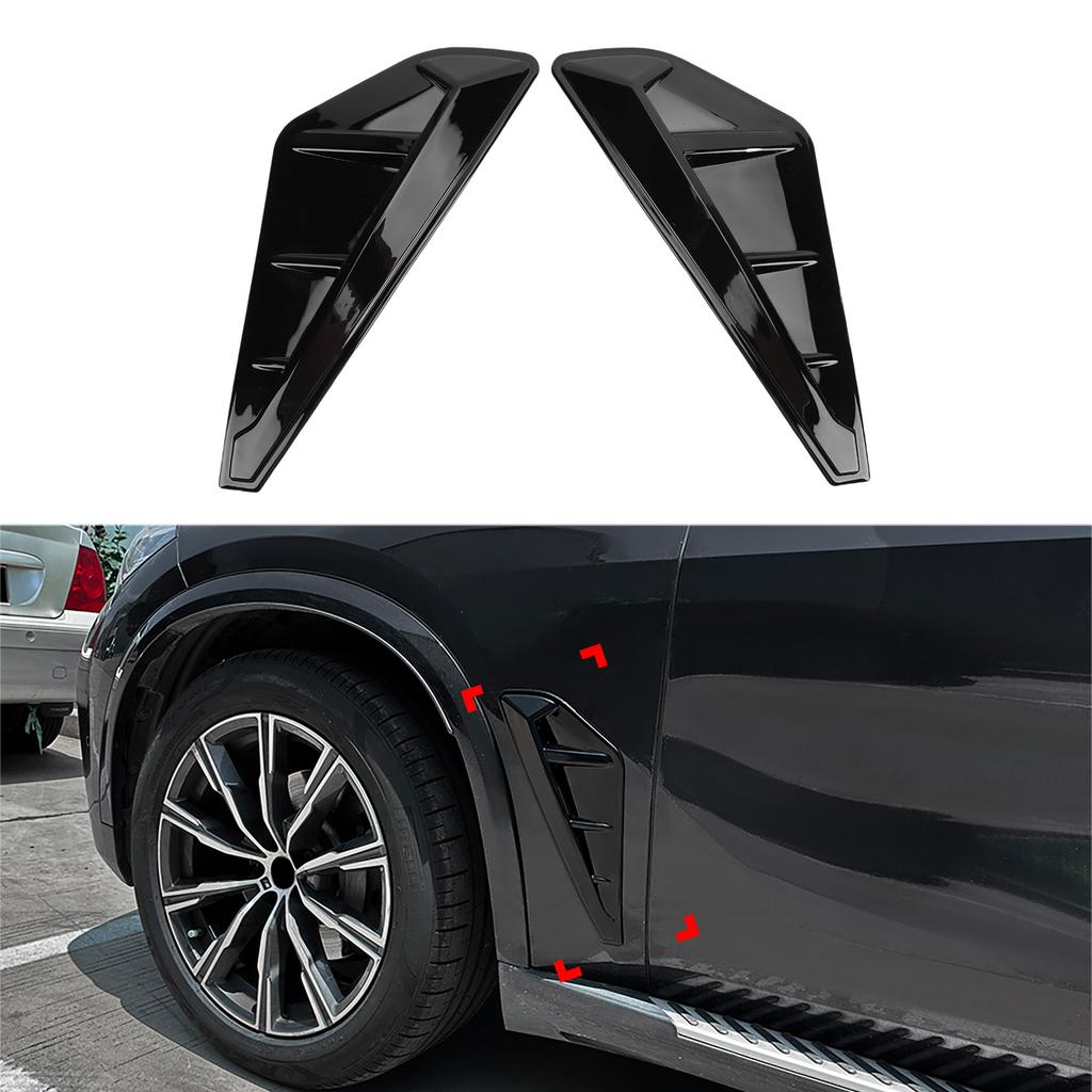 Side NaFenders Trim   Vent ABS High Strength Ht Proof Replacement for X5 M G05 Sport Prefacelift 2019-2023