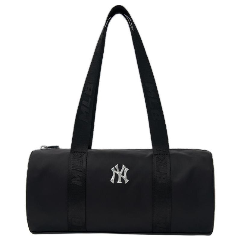 MLB Nylon Portable One Shoulder Travel Bag Regular Unisex Black Casual 3ABQL024N-50BKS