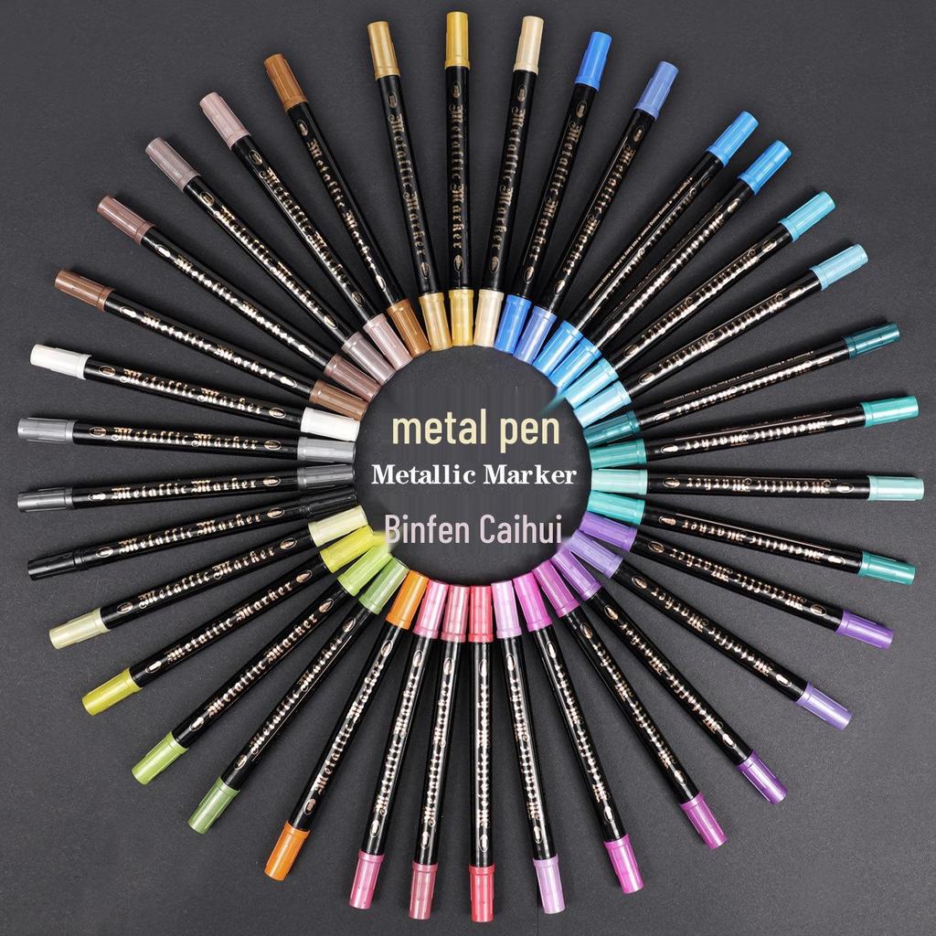 6553 Double-Ended Metal Markers for DIY, Journals, Greeting Cards, and Art Projects.
