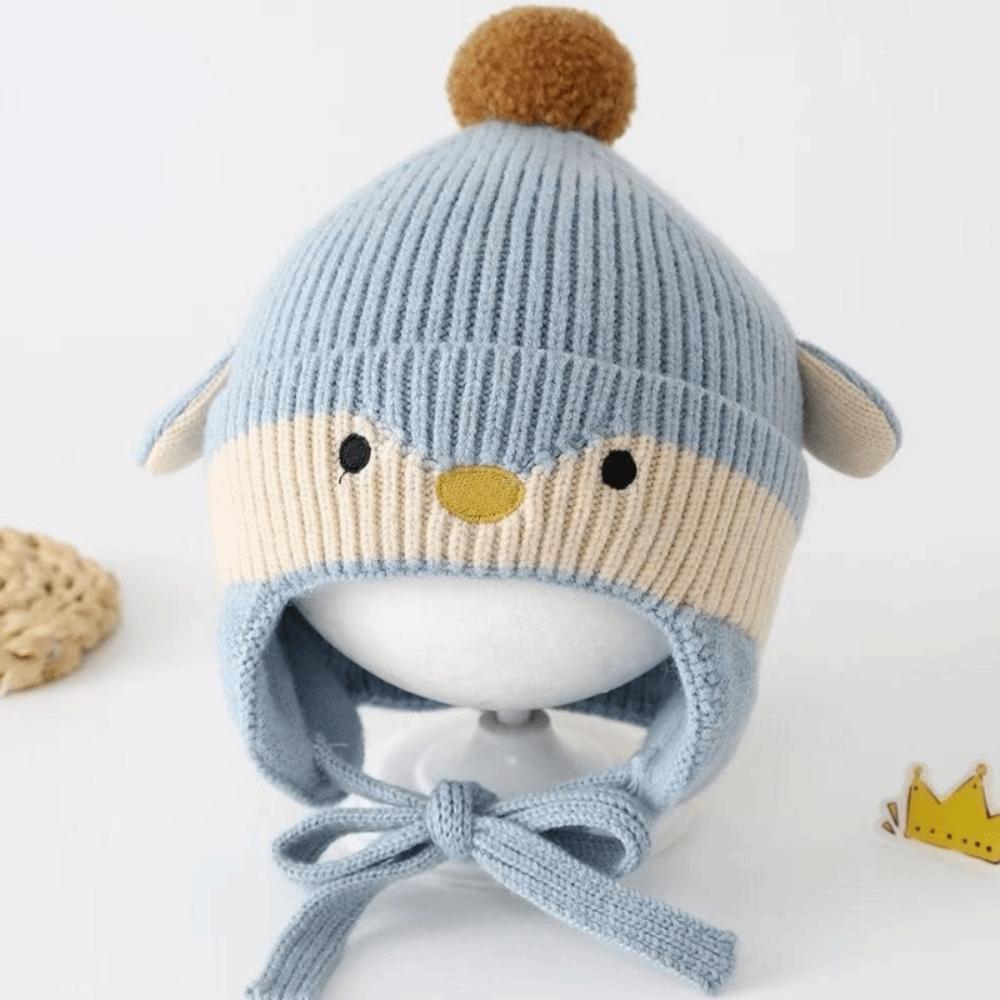 Cotton Kids Beanie Warm Thick Earflap Hat Skin Friendly Kids Hat Daily Outdoor