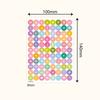 Colorful Small Letter Number Alphabet Kiss Cut  Stickers for Scrapbook Planner Stationery  DIY Arts Crafts
