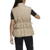 Women's Adidas Vests Women's Brown Stand Collar Moderate Nipped-in Waist