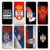 Serbia Flag For Samsung Galaxy A14 Case A50 A70 A30 A40 A20E A10 A10S A20S A02S A04S A12 A22 A32 A34 A42 A52 5G A54 Clear Cover