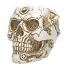 Skull Flower Pot Hand-Painted Resin Gothic Planter Decorative Flower Pot Candy Bowl for Home Office Halloween Decor