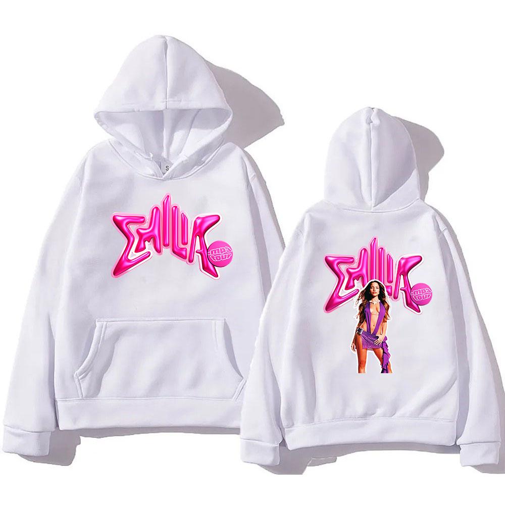 Emilia Mernes Hoodie Fashion Album MP3 Women/men Harajuku Aesthetic Hoodies Unisex Autumn Winter Pullover Sweatshirt Vintage