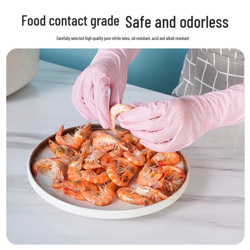 Disposable Elongated Nitrile Gloves