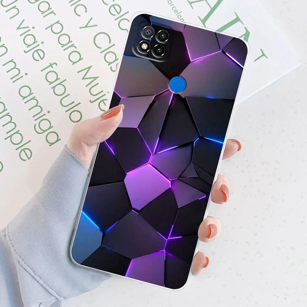 For Xiaomi Redmi 9C Case For Redmi 9C NFC Marble Transparent Silicone Soft TPU Case For Redmi 9C Redmi9C NFC Cover Bumper Back