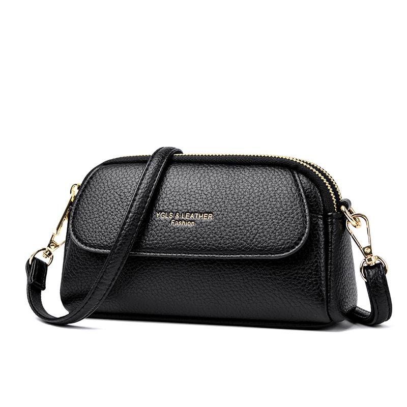 Prosta damska torba listonoszka, codzienna torba crossbody, modna torba na ramię, torebka z miękkiej skóry PU, odpowiednia do codziennego użytku i na zakupy