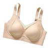 Cool feeling hole cup, pull and gather small breasts, bra cover, double breasts, anti-hanging and seamless, thin in summer, breathable -1
