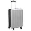 Suitcase with Lock Silver 43 X 27 X 66 Cm ABS Plastic