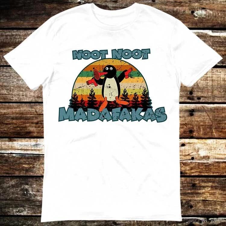 Pingu Noot Noot Madafakas Penguin T Shirt 6046 2XL
