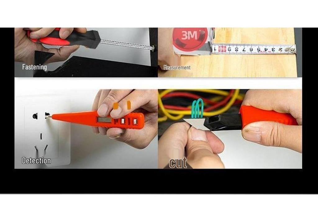 Multi-functional Rechargeable Electric Drill & Manual Tool Kit for Household Electricians
