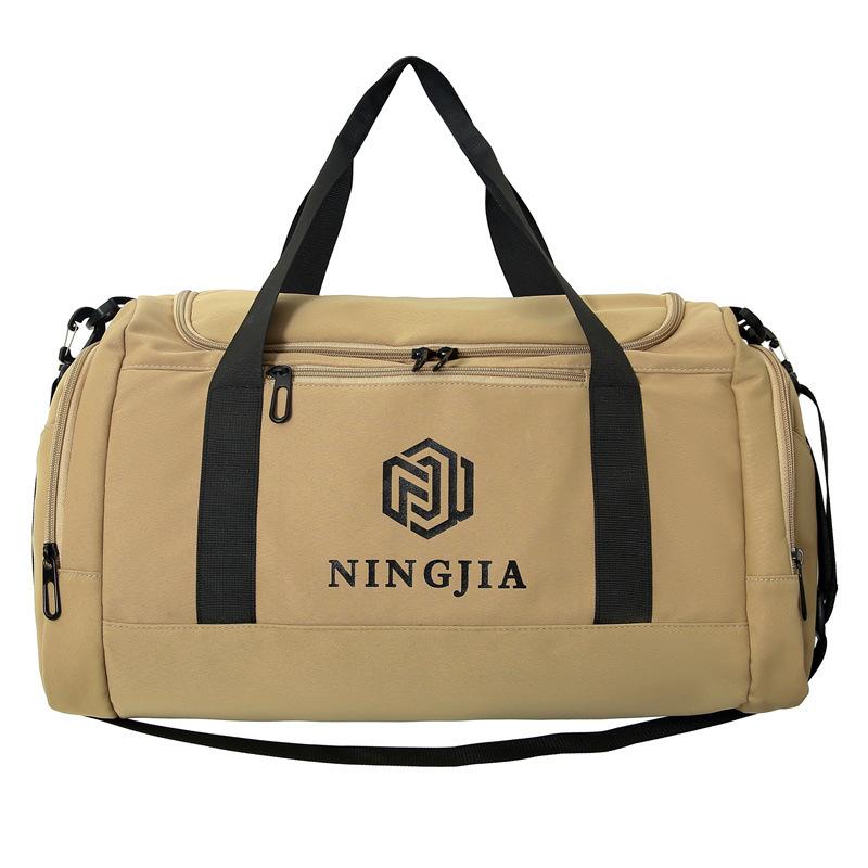 

Travel sports bag, luggage bag, women s short-distance travel, hand-held going out for sports, large-capacity convenient shoulder messenger bag хаки