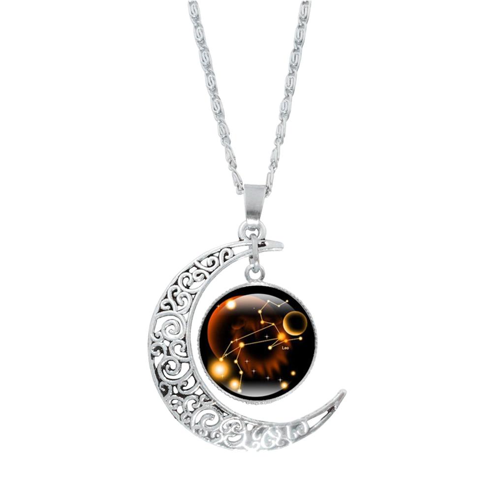 12 Constellation Moon Necklace GiftS for Mom Present for Women Her Girls