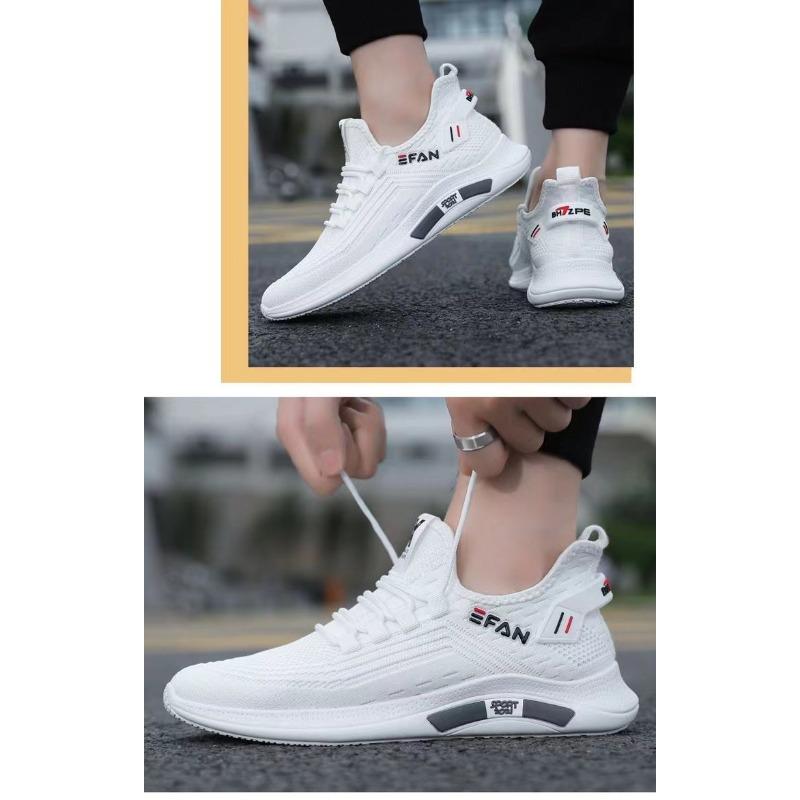 Women‘s Shoes Summer Breathable Mesh Thin White Sports Shoes Korean Style Lightweight Casual Soft-Sole Anti-Slip Anti-Odor Running Shoes.