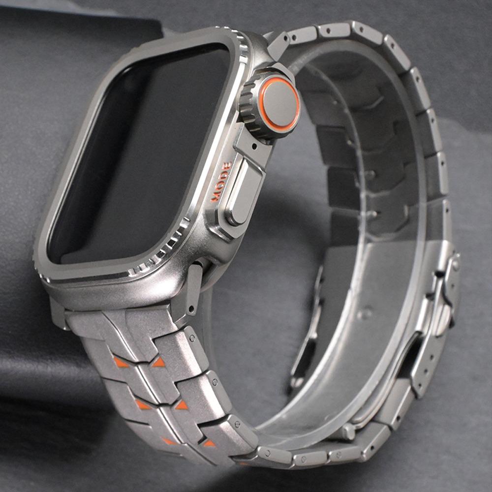 Luxury Titanium Alloy Band for Apple Watch Ultra 2 49mm Series 10 9 8 7 6 5 4 SE 46mm 45mm 44mm Quick Release 26mm Width Strap