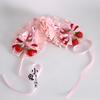 Original Striped Strawberry Headband Lolita Cake Top Hat Lolita Style Handmade Strawberry Sweetheart Sleeves Korean Accessories