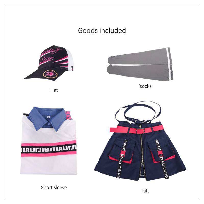 

Sekai Project Костюм для косплея Адзусава Кохане Мультяшная ролевая игра Хэллоуин S