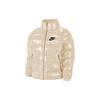 Puffer Jacket Winter Women's Ecru (Unisex) Puffer Jackets CU6713 140