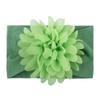 Diadema para bebé con diseño de flores, color liso, para niñas
