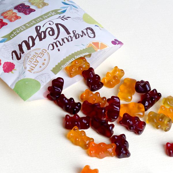 Winibini Organic Vegan Gummy Package Bear Shape 80g