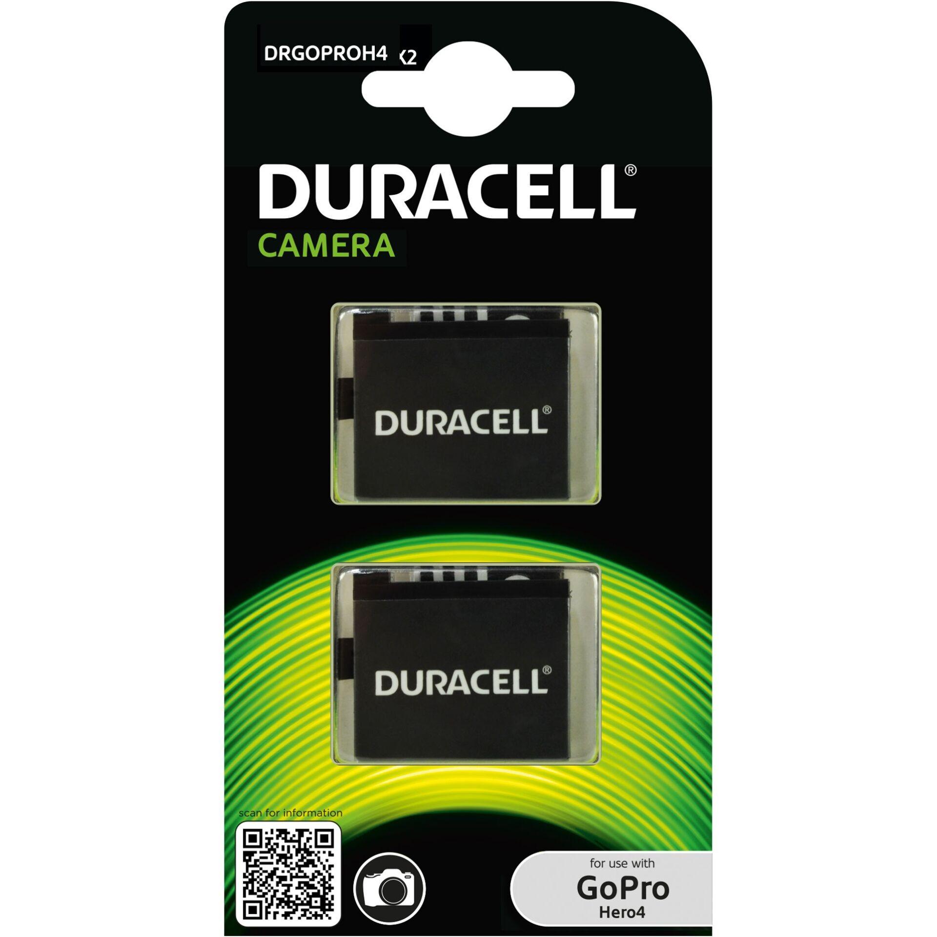 Duracell 1x2 Li-Ion Akku (Kamera Akku), Kamera Stromversorgung, Schwarz - Bild 5
