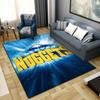 Denver Nuggets Logo Carpet Rug for Living Room Bedroom Home Sofa Decoration,Kids play Non-slip Floor Mat