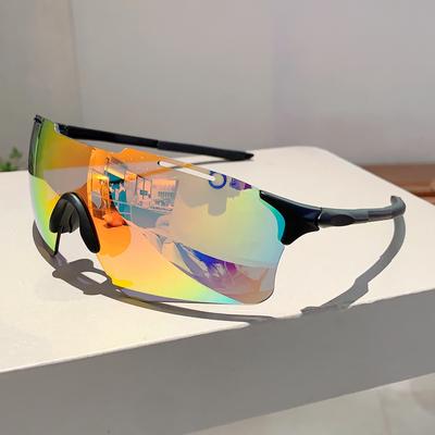 Gafas Deportivas Oversize Nuevas Espejo para Ciclismo al Aire Libre para Hombres Moda Punk Tendencia Gafas de Sol con Protección UV400