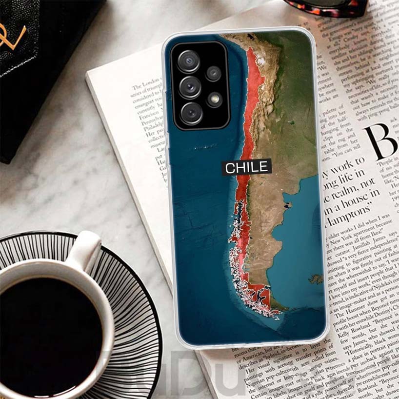 Chile Flag Cover For Samsung Galaxy A52 A42 A32 A22 A12 A50 A51 Phone Case A70 A71 A40 A41 A30S A31 A20E A21S A10S Galaxy A52 A4