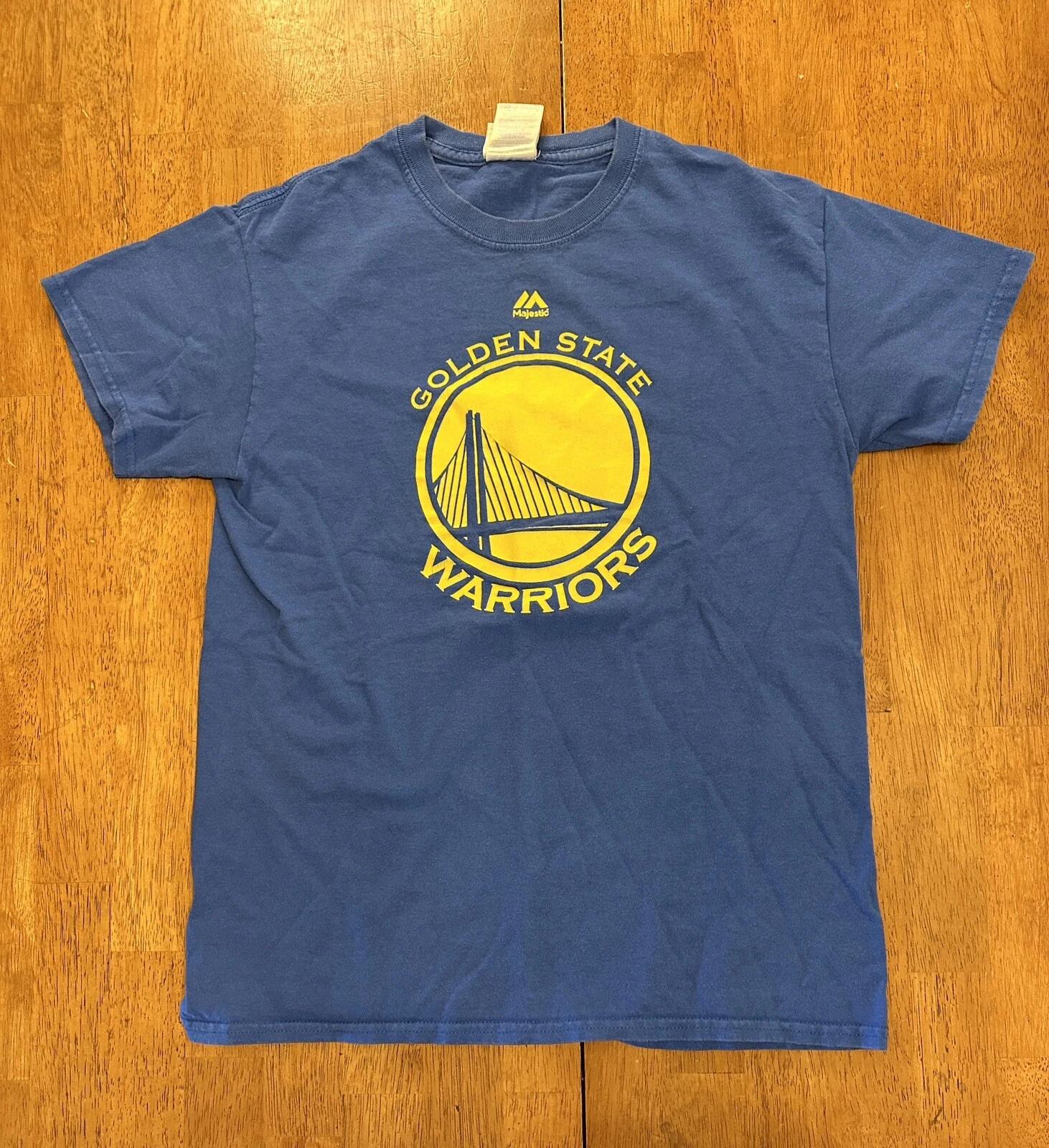 Golden State Warriors Majestic T Shirt Small NBA Basketball XL
